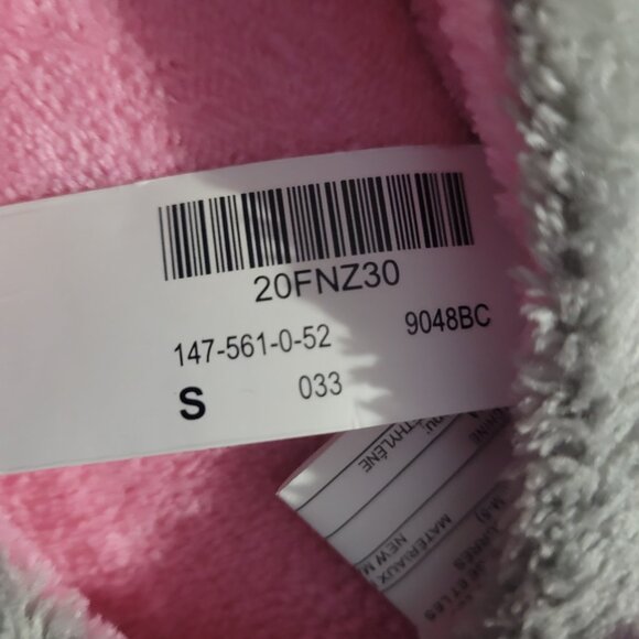 Grey with pink bow slippers - Picture 4 of 4